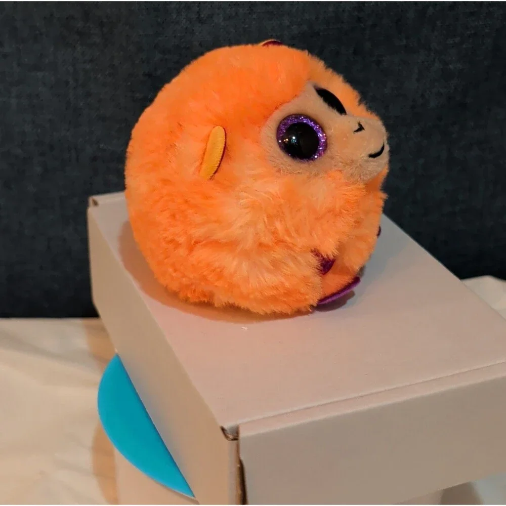 Ty Puffies Coconut The Monkey Plush Toy Orange 3
